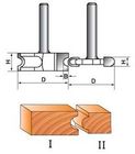 45 # Stal węglowa flet Micro-ziarna Carbide Tips TCT Router Bit Zestaw do obróbki drewna