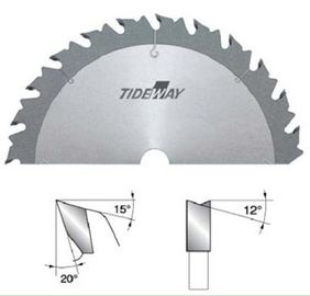 TCT ostrza zgrywania saw - (garb zębów) z wykończonej powierzchni tnącej