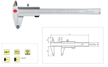 0 mm - 200 mm Cztery sposoby Caliper stal nierdzewna z metrycznych i calowych Wagi