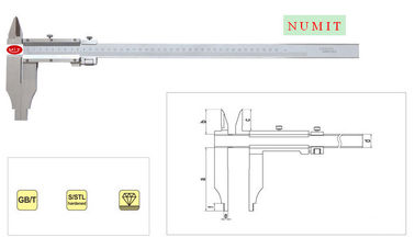 Stal nierdzewna suwmiarki Z Nib Style i standardowym Szczęki 0 mm - 500 mm
