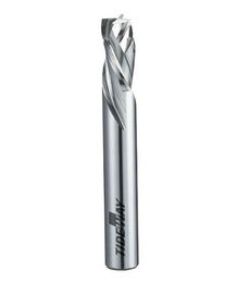 Mikro - Grain Stałe Carbide 3 Flety dociskowe spiralne Wiertła z węglika CNC Bity do cięcia drewna