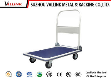 Light Weight chowany stalowy wózek ręczny z gumą Platform for Office