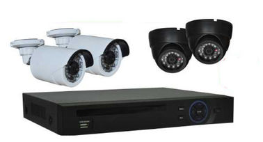 4-kanałowy rejestrator NVR PoE Zestawy 1080P cyfrowy z 10m - 20M Night Vision