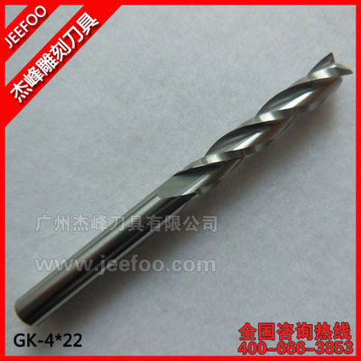 4 * 22 3 flety Carbide Cutter Mill spiralne do drewna CNC Frezy Narzędzia tnące do maszyn CNC